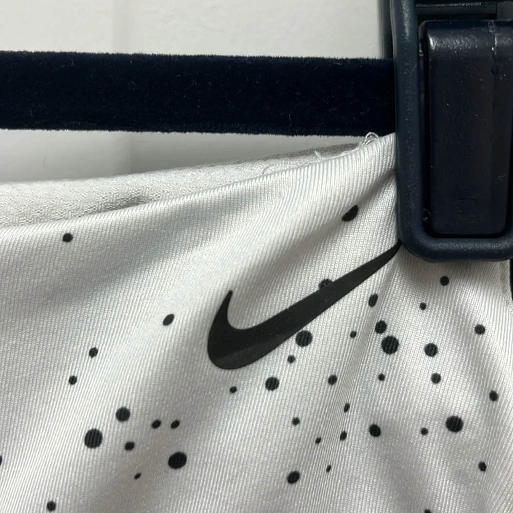 Nike White Speckled Golf Athletic Lined‎ Skirt Size Large